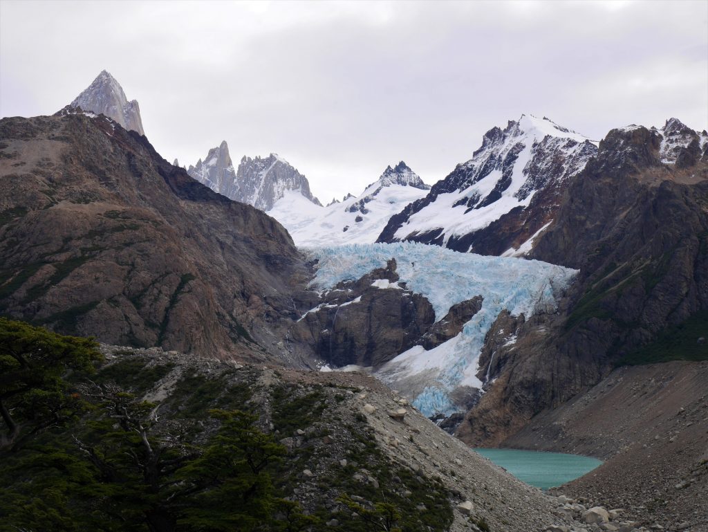 Le glacier Piedras Blancas