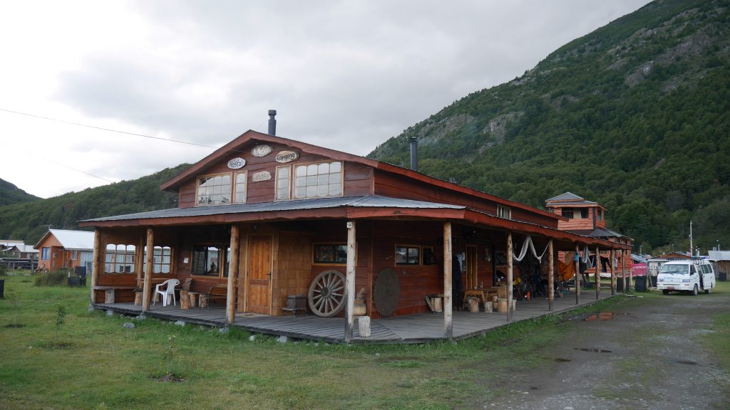 Le bâtiment principal du camping
