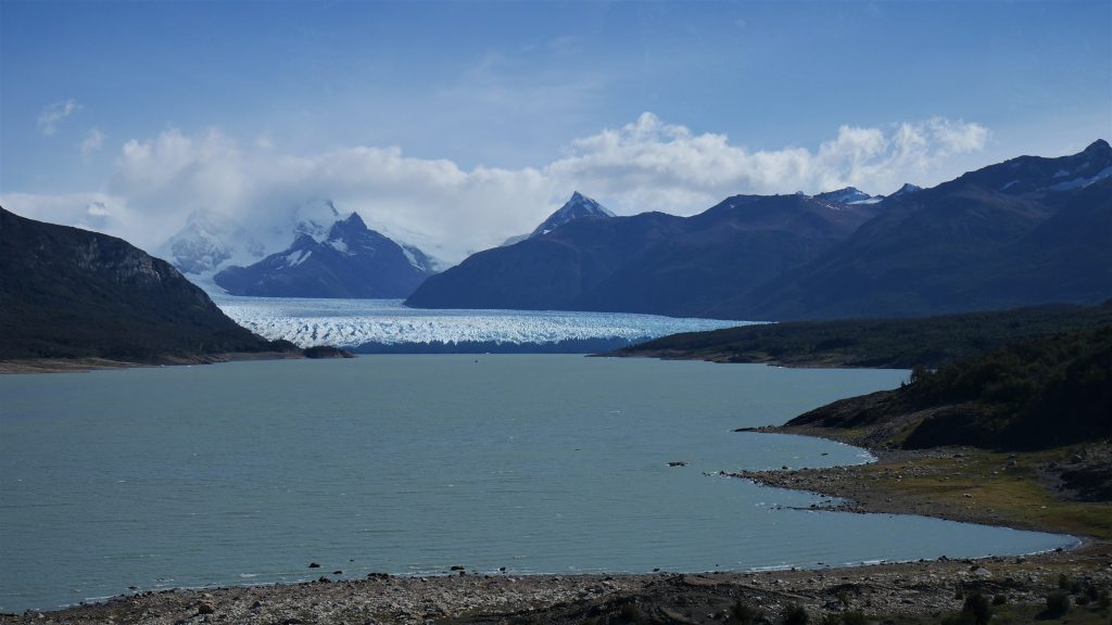 Premier aperçu du Perito Moreno