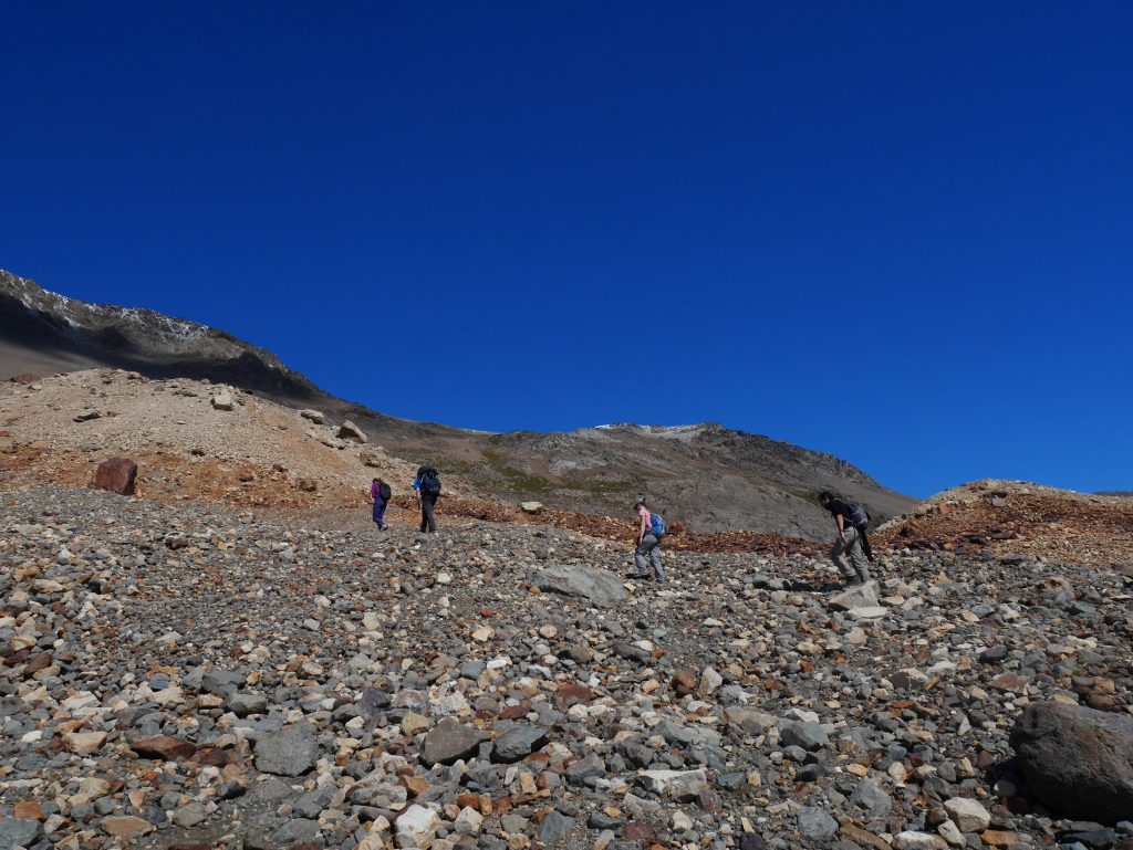 Ascension de la moraine
