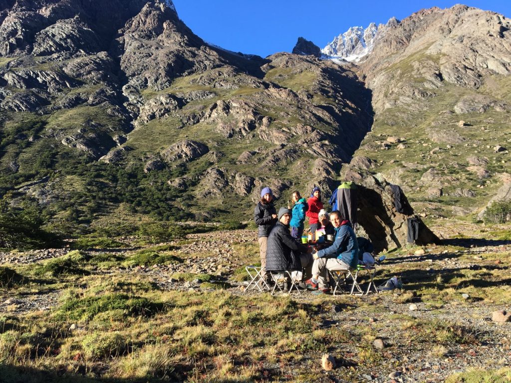 Petit déjeuner au soleil