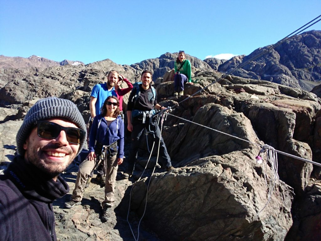 Avant le passage en tyrolienne
