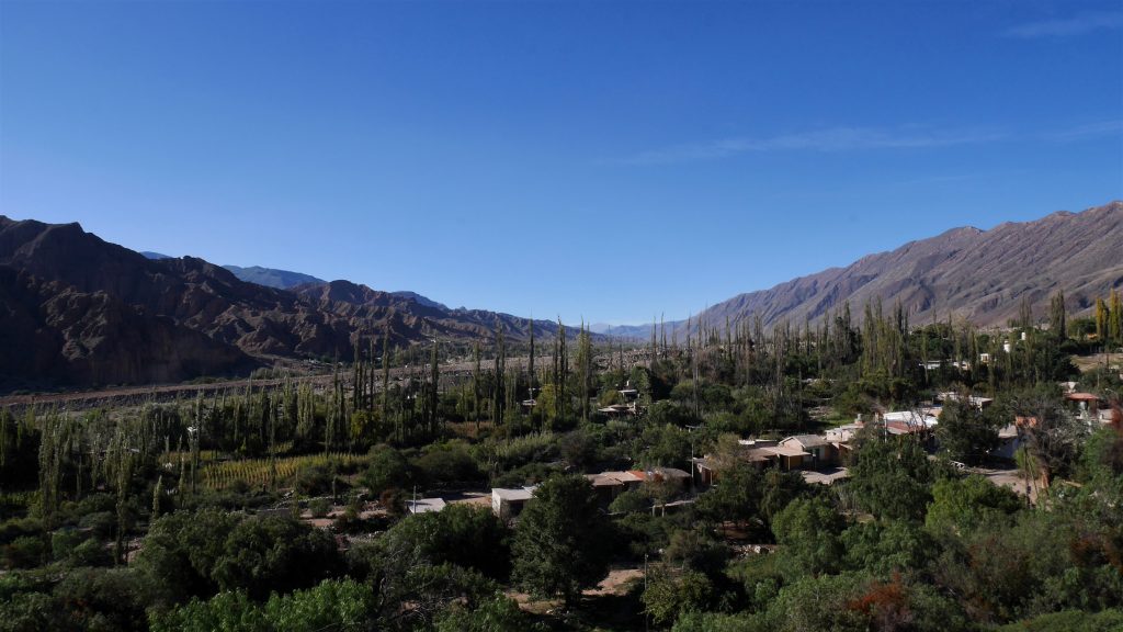 Vue vers le nouveau village