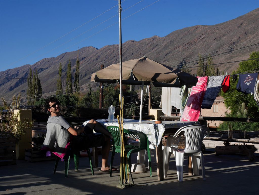 Repos sur la terrasse