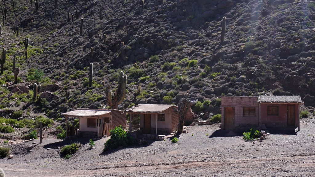 Les maisons près des gorges du diable