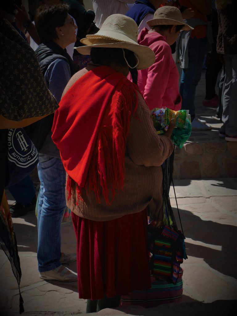 Une des nombreuses vendeuses