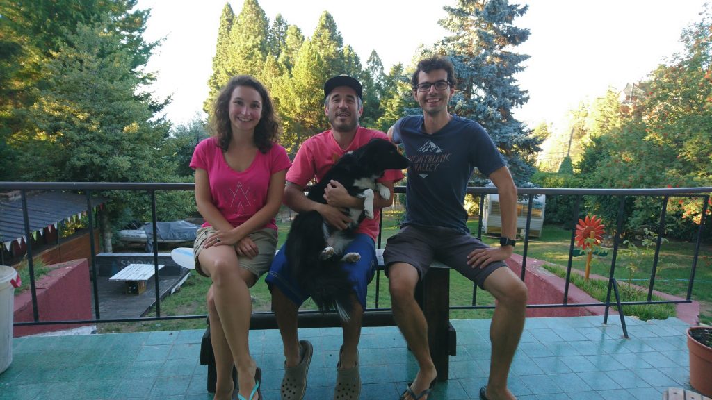 Avec Chino et sa chienne