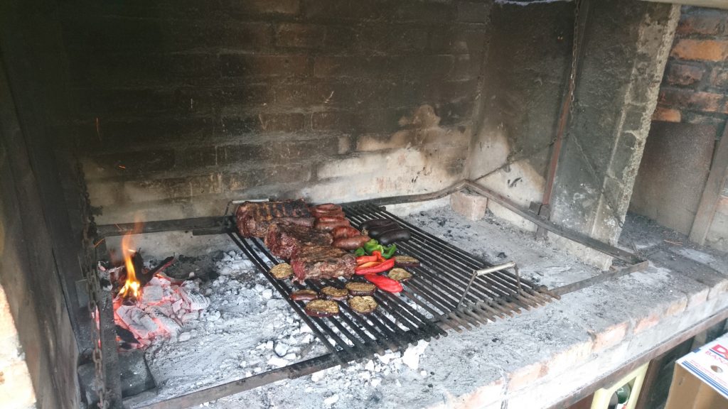 Un 'asado' argentin