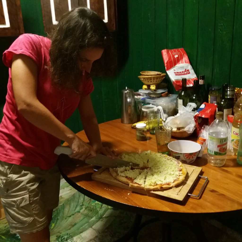 Irène à la découpe