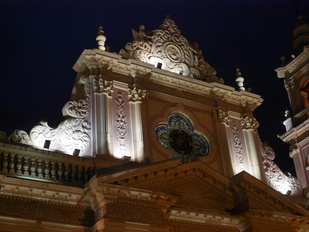 Détail de la façade de la cathédrale