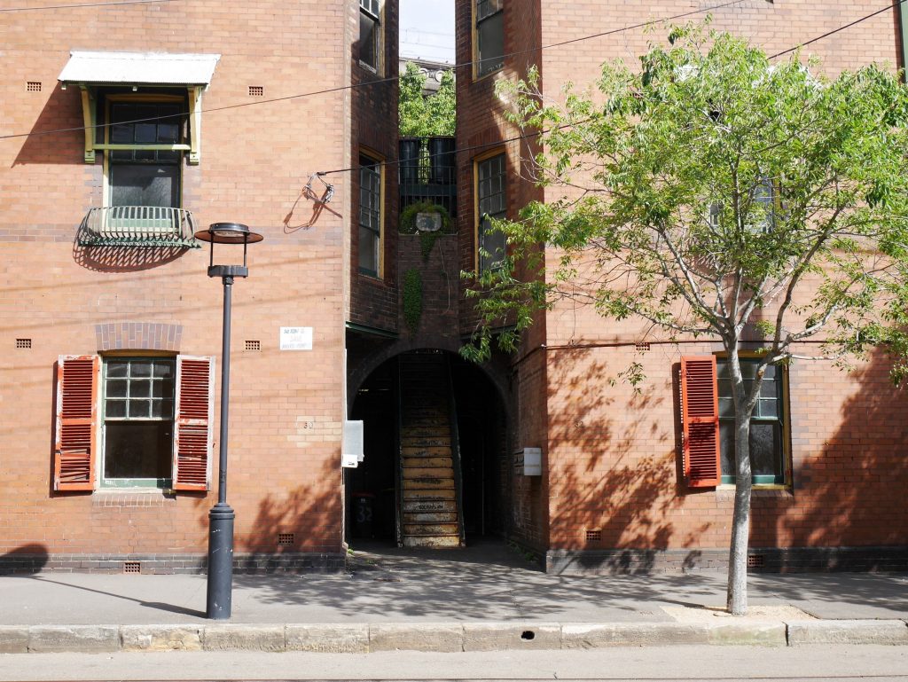 Un passage dans The Rocks