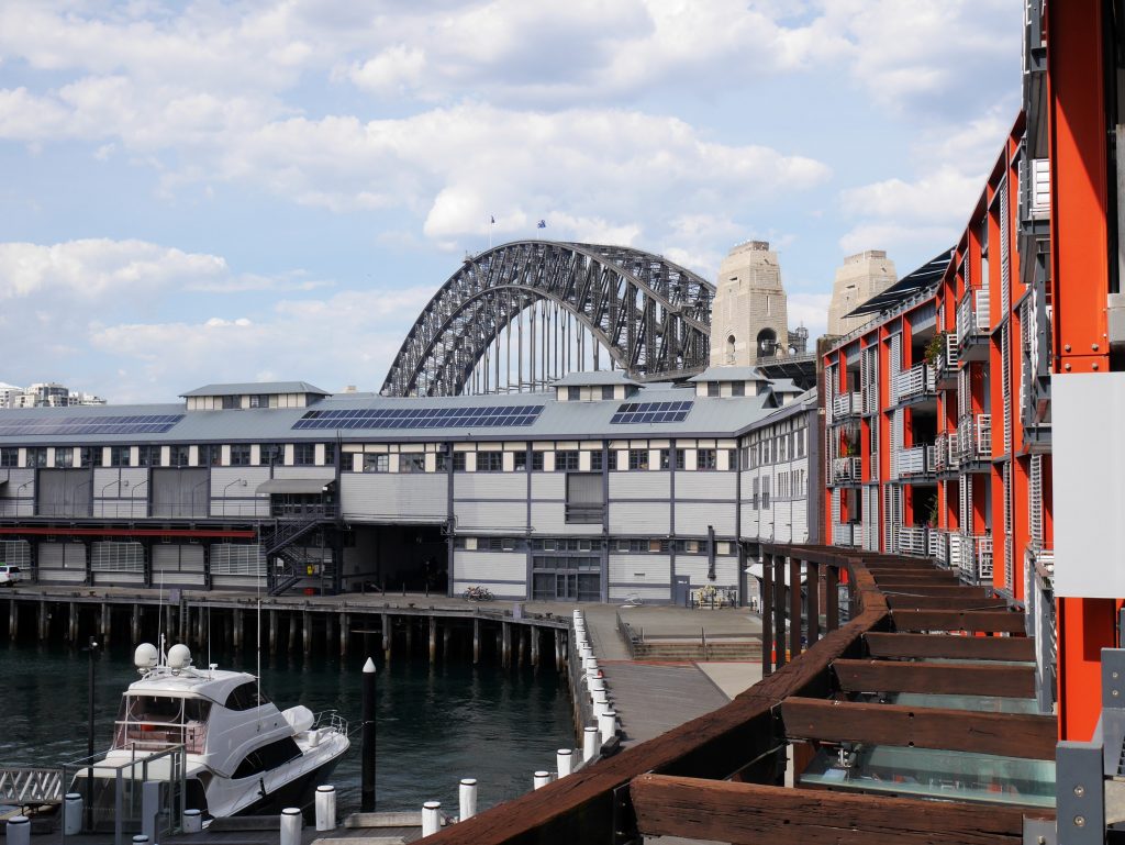 Les quais au pied de The Rocks