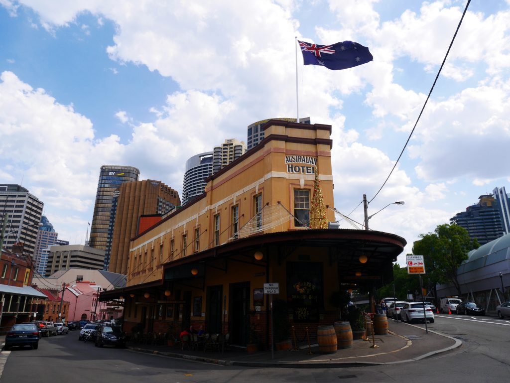 Un des premiers hôtels de Sydney