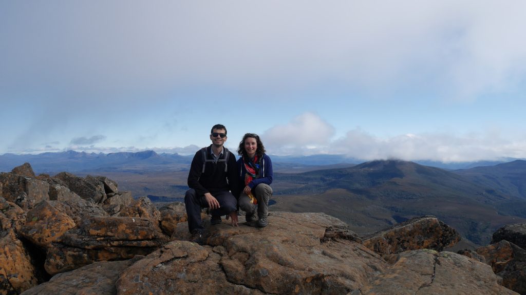 Au sommet de Craddle Mountain