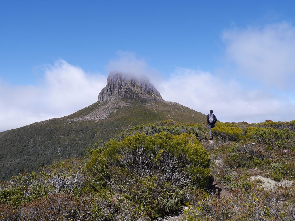 Barn Bluff sous les nuages