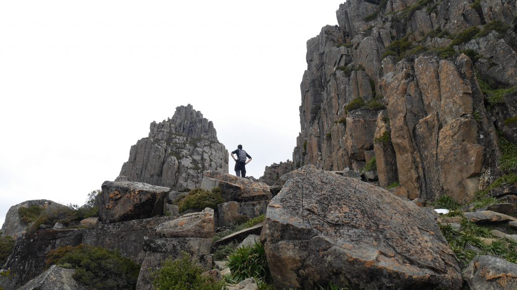 Encore quelques dizaines de mètres à grimper