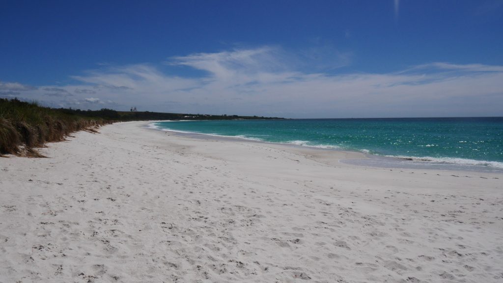 Une des plages de la Bay of Fires