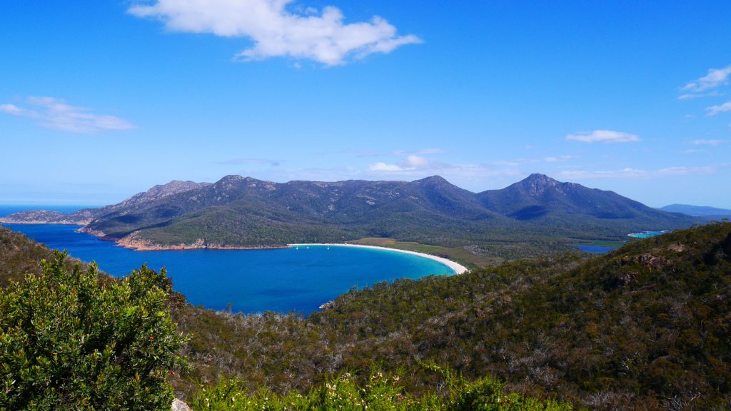 Wineglass Bay depuis le point de vue