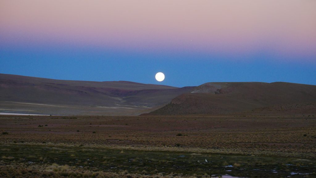 Majestueux lever de lune