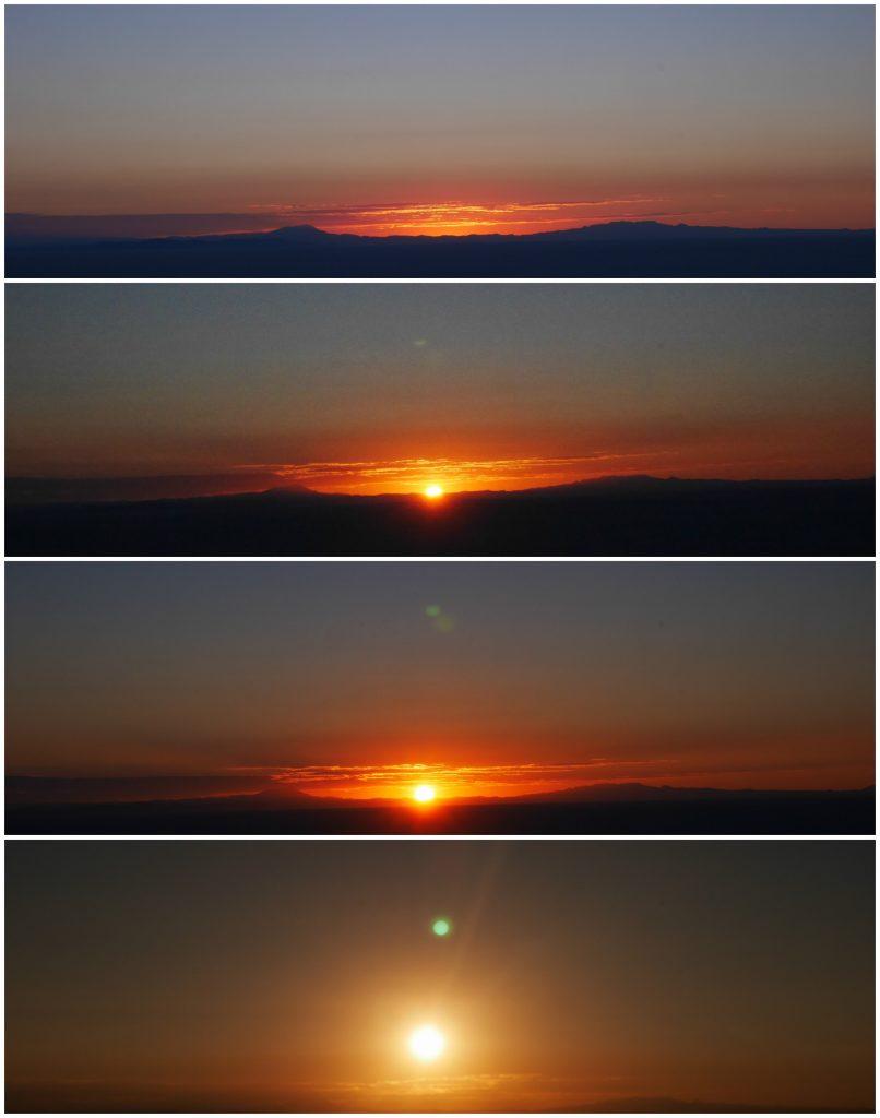 Et voilà, le soleil est levé