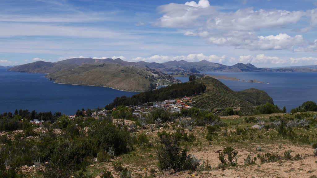 Vue sur Copacabana depuis l'île