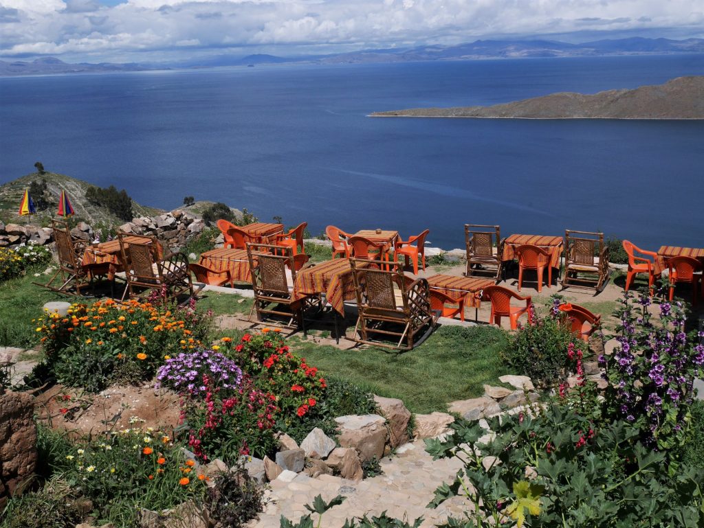Une des terrasses qui nous tentait bien