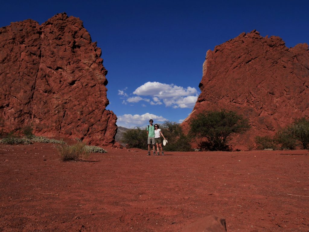 Devant les Puertas del Diablo