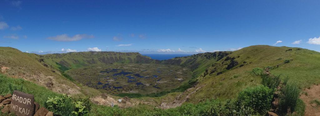 Panorama à Rano Kau