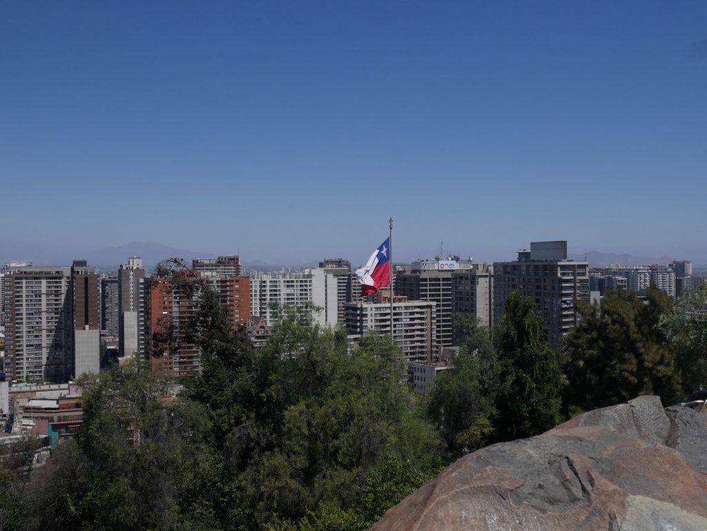 Vue depuis le cerro Santa Lucia