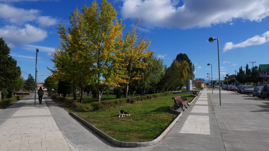 Un des parcs de Puerto Natales