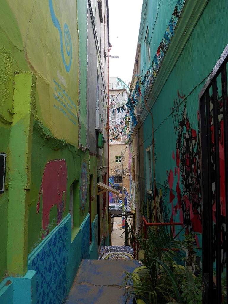 Une des ruelles derrière l'auberge