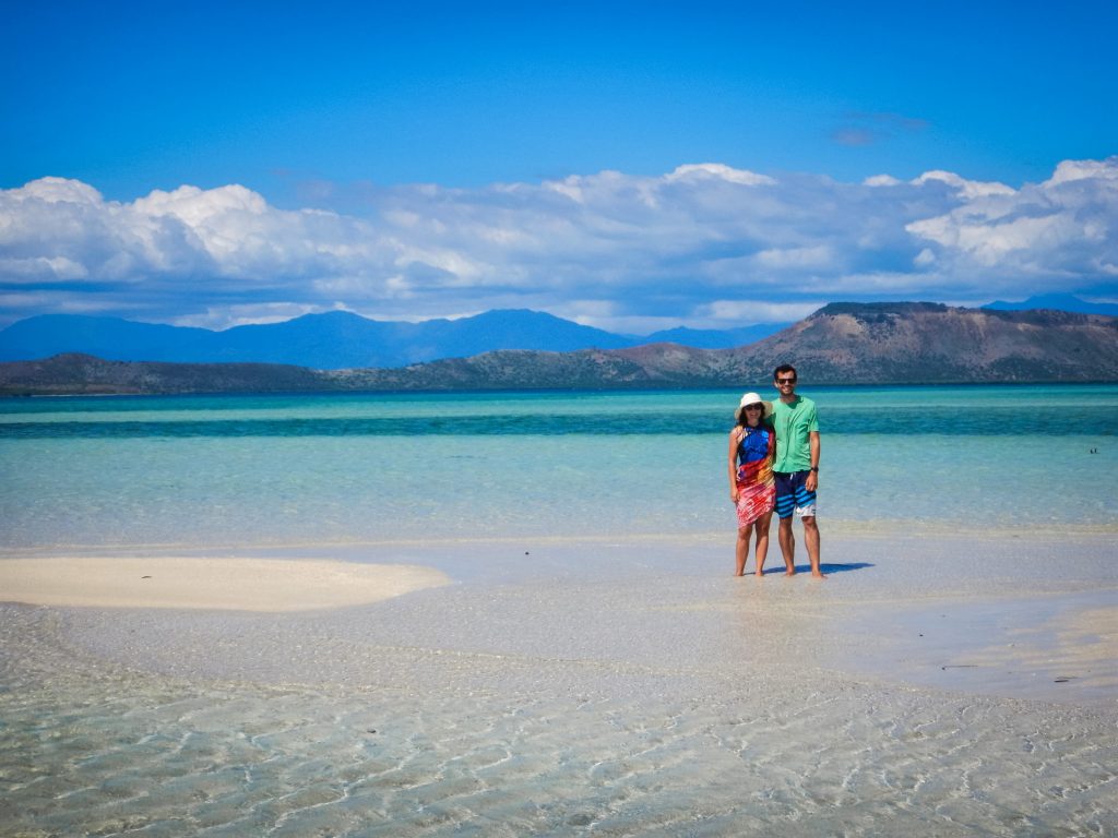 En faisant le tour de l'îlot