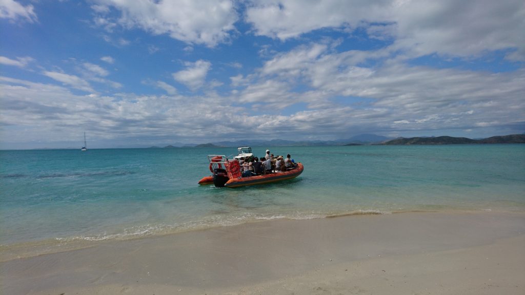 Le taxi boat, bien chargé