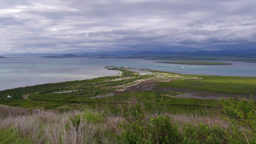 Vue du sommet de la péninsule de Ouago