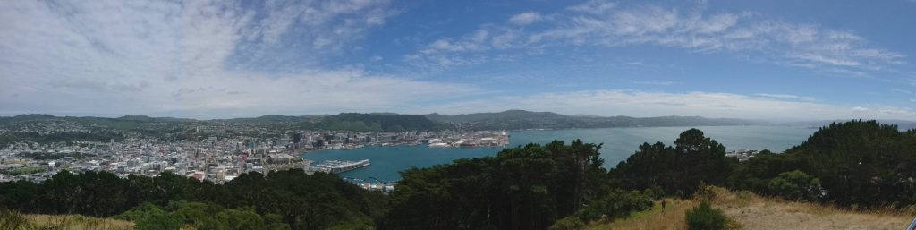 Vue sur Wellington depuis le mont Victoria