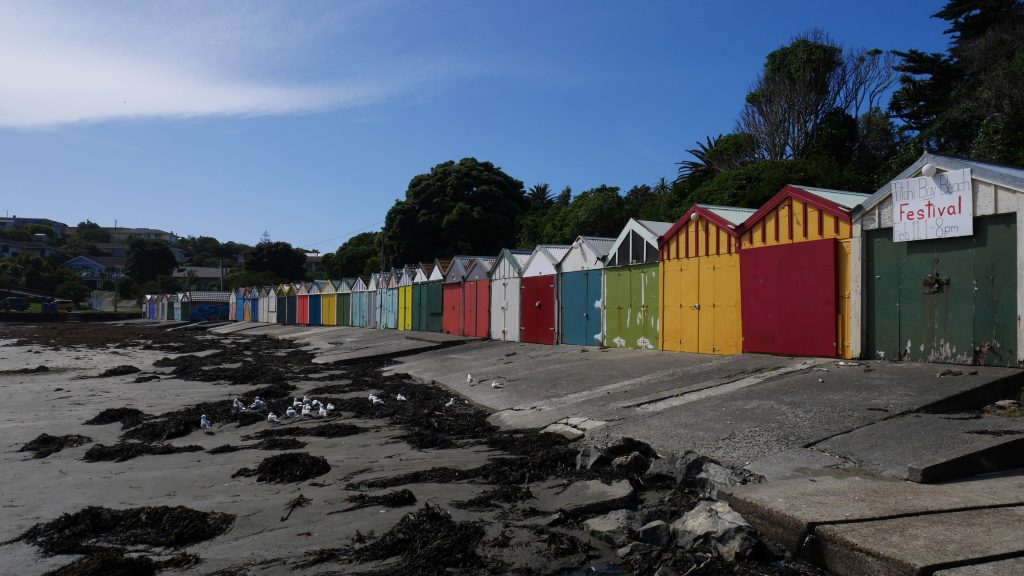 Cabanons sur la côte