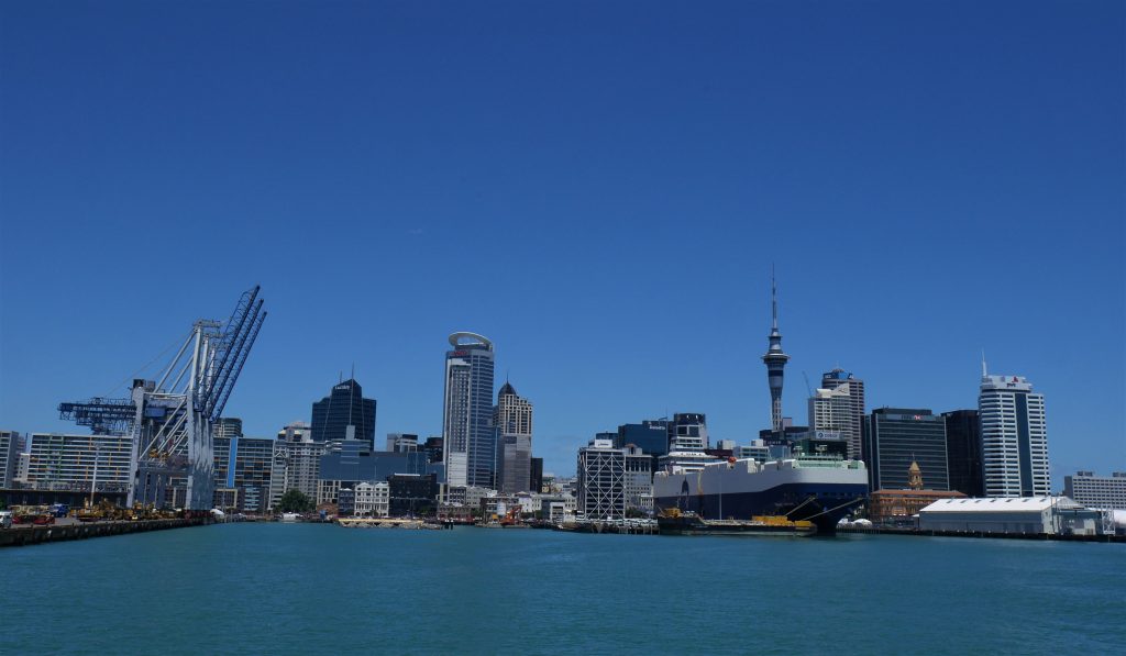 Le quartier d'affaire vu du ferry
