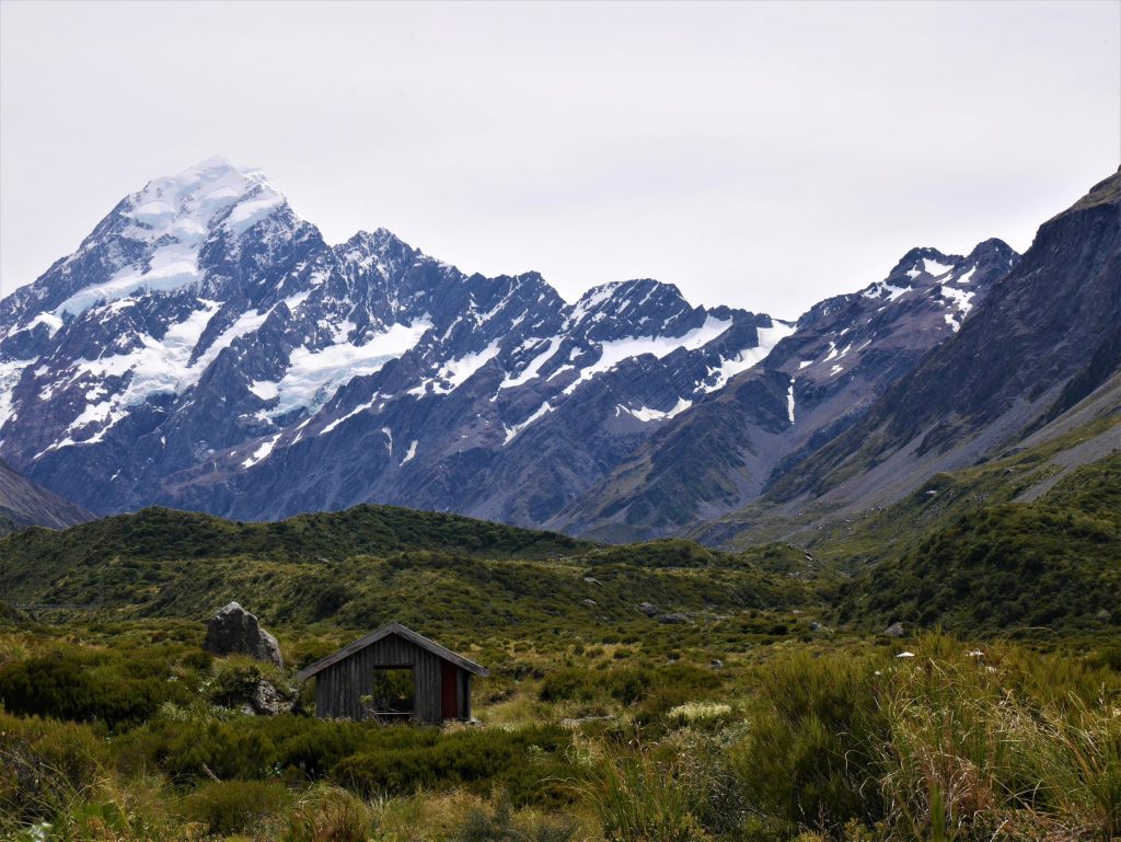 Un refuge sur la route du Mont Cook