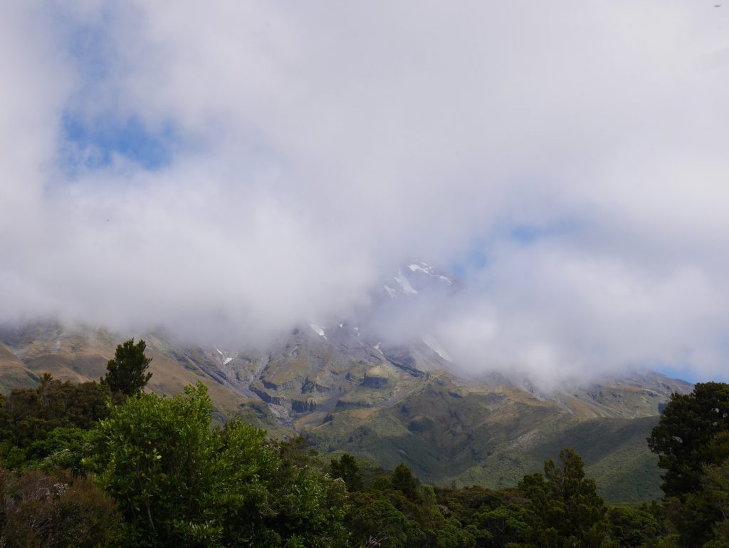 Vue sur le volcan