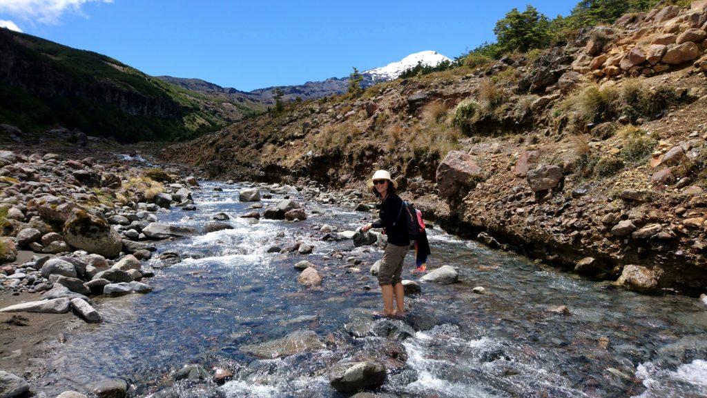 Traversée les pieds dans l'eau