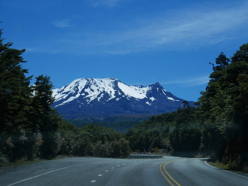 Route vers Ruapehu