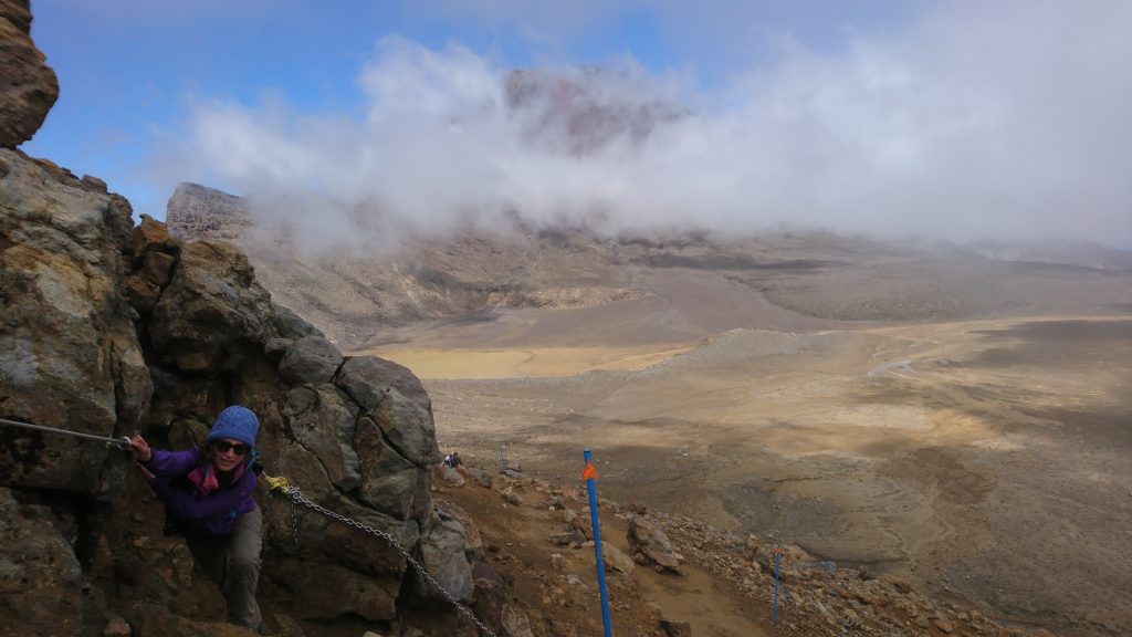 Une grimpette difficile