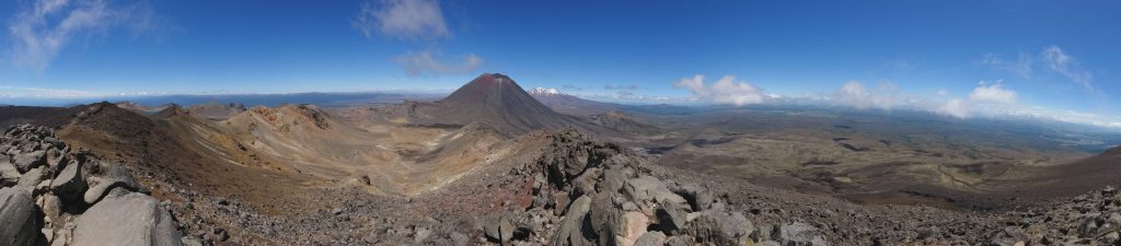 Panorama sur les volcans
