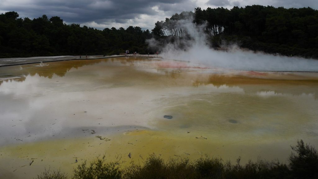 Champagne Pool vue de haut