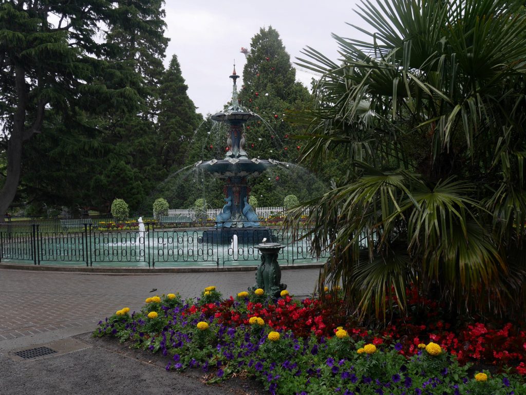 Fontaine du jardin botanique