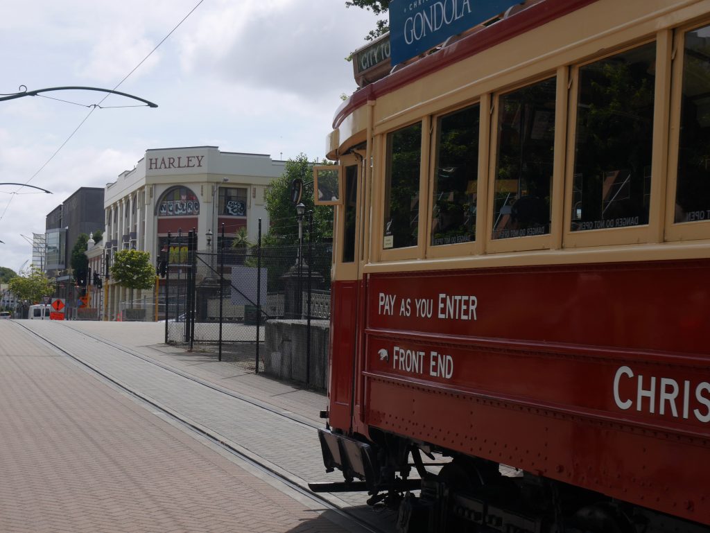 Le tram de Christchurch