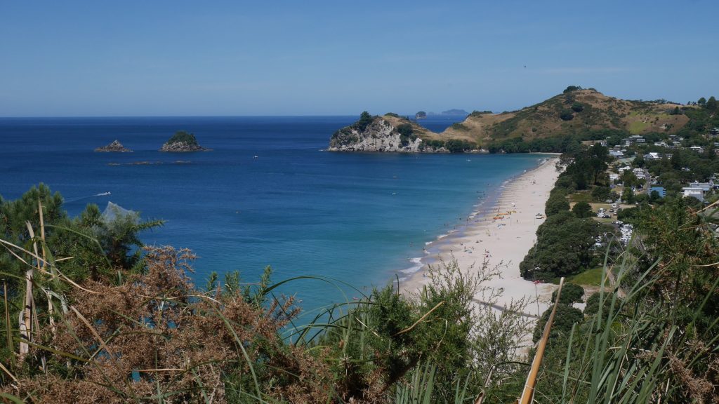 Point de vue sur la plage