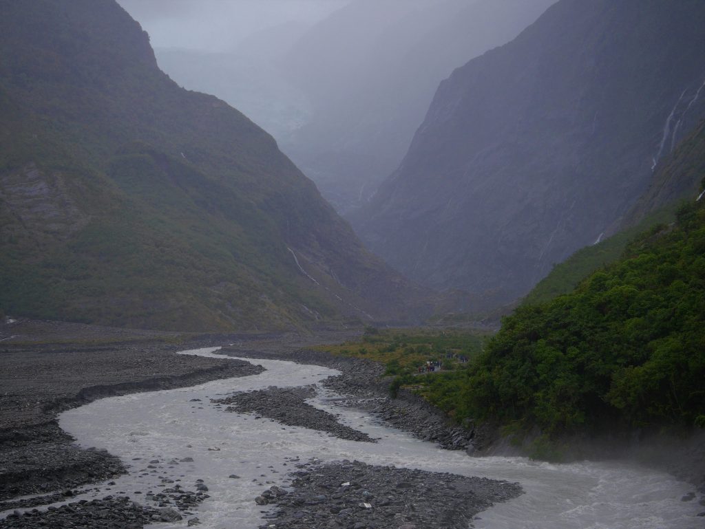 La vallée du glacier Franz Joseph