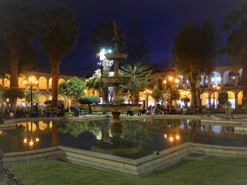 La place d'armes de nuit