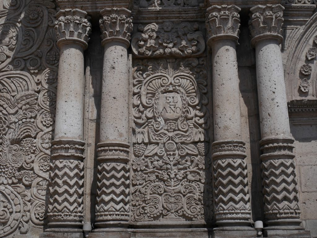 Détail de la façade de la Compania